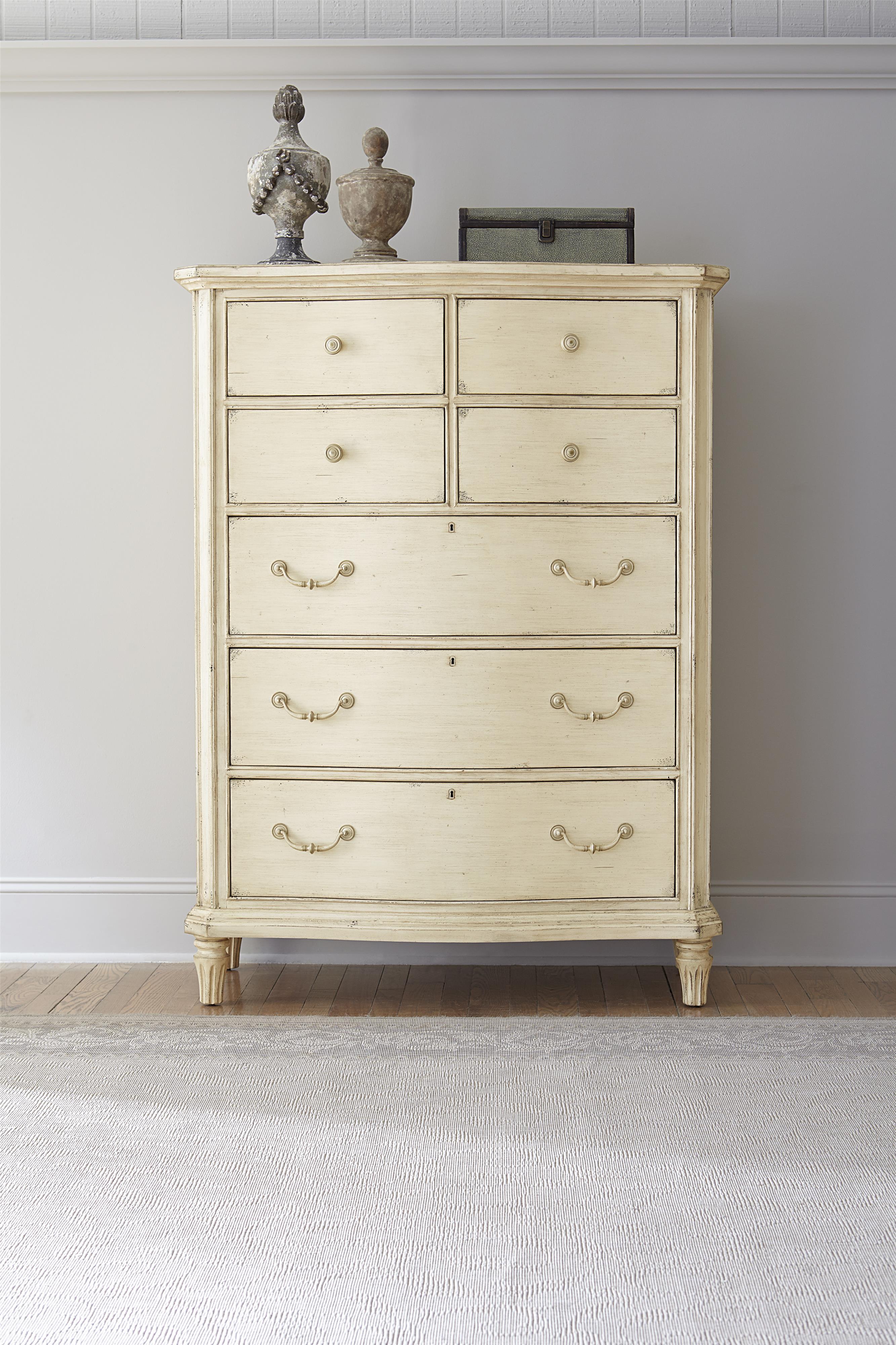 Stanley Furniture European Cottage Seven Drawer Chest with Wood Veneer